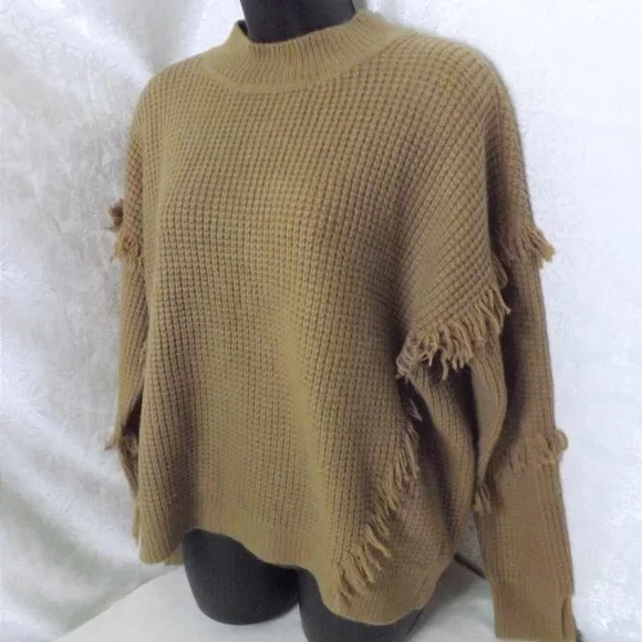 Michael Kors Fringe Sweater- Women Large - Picture 2 of 8